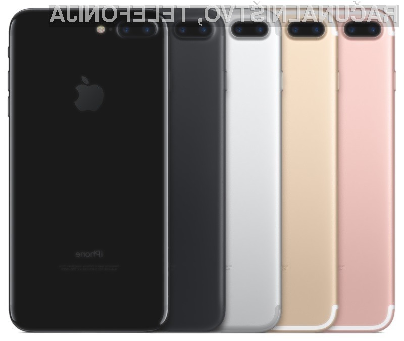 Pametni mobilni telefon iPhone 7 Plus je bil najzmogljivejši telefon v letu 2016!