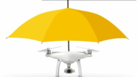 Dron  Umbrella Drone nas bo uspešno varoval pred dežjem!