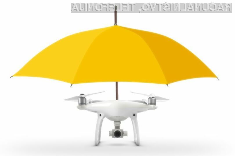 Dron  Umbrella Drone nas bo uspešno varoval pred dežjem!