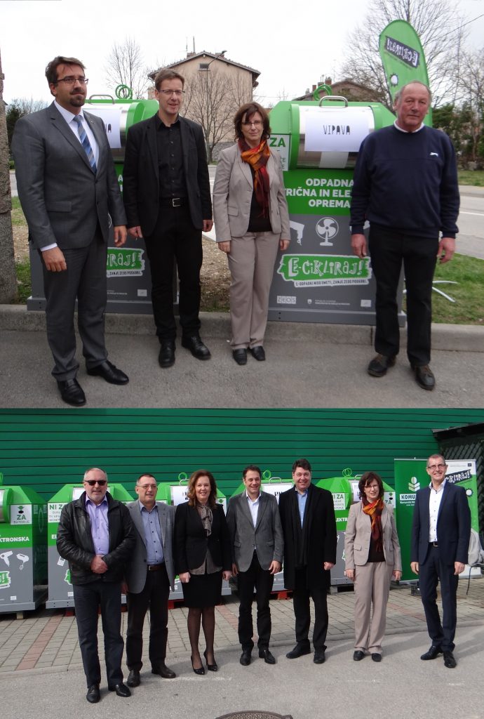 Nova Gorica in Ajdovščina gostili predajo novih uličnih zbiralnikov