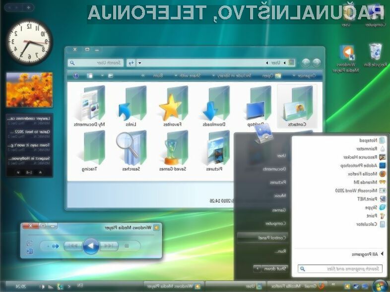 Če še vedno uporabljate operacijski sistem Windows Vista, ga morate nujno nadgraditi pred 11. aprilom letos!