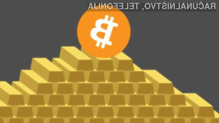 En bitcoin je vreden več kot unča zlata