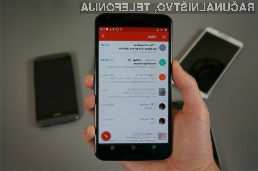 Novi Gmail za Android omogoča neposredno vstavljanje datotek GIF v elektronska sporočila.