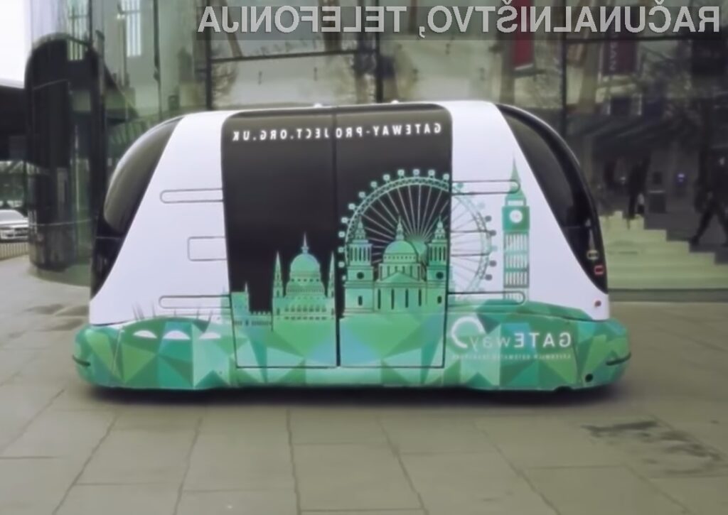 V Londonu na preizkusu avtobus, ki ne potrebuje šoferja