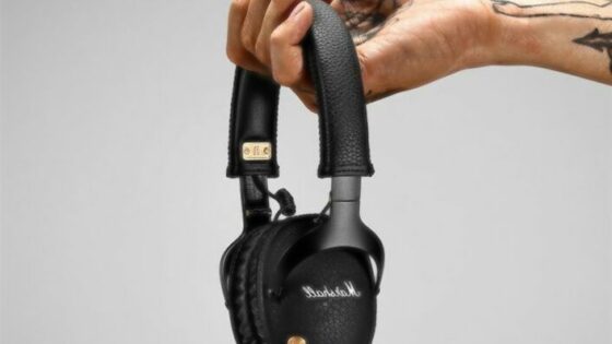 Brezžične slušalke Monitor Bluetooth podjetja Marshall zagotavljajo kar 30 urno avtonomijo delovanja!