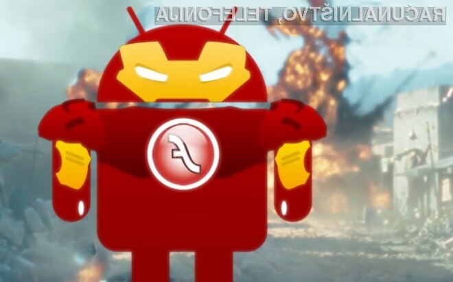 Lažno in plačljivo posodobitev Flash Player je preneslo med 100 tisoč in 500 tisoč uporabnikov mobilnih naprav Android.