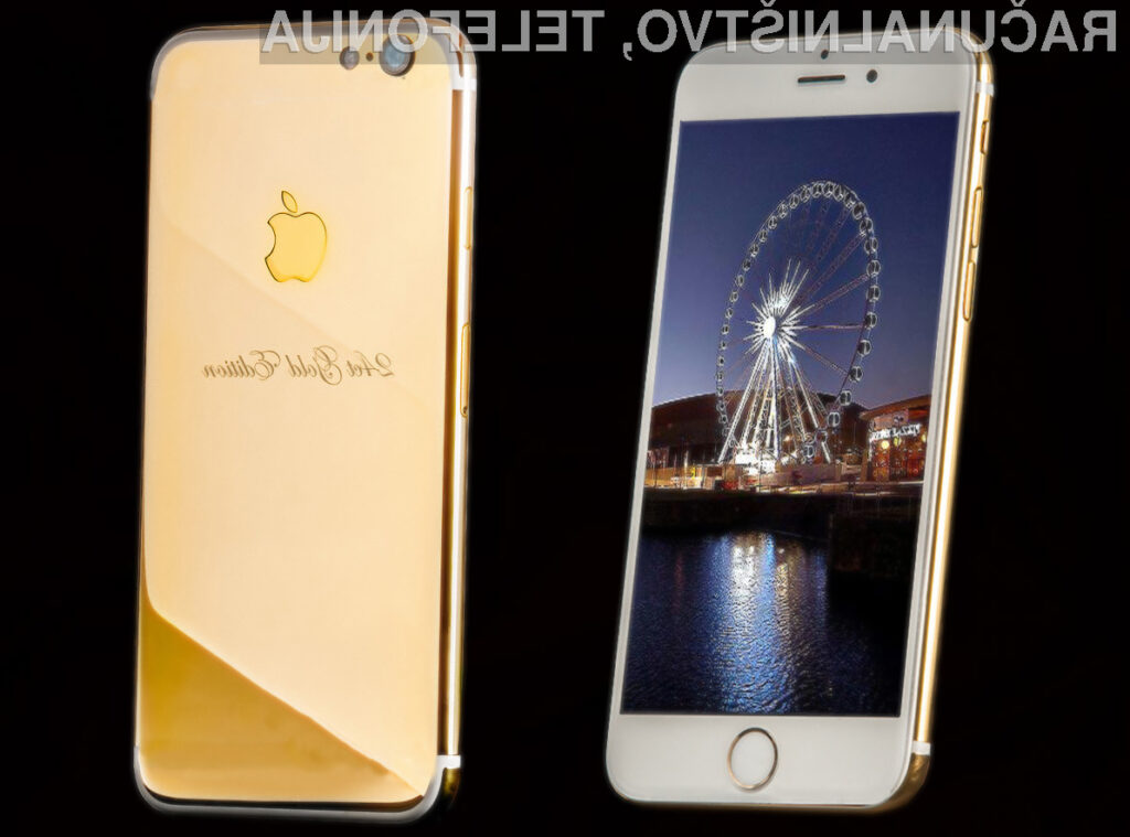 iPhone 7 iz čistega 24-karatnega zlata