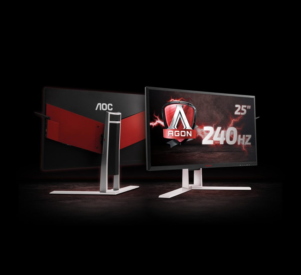 AOC AGON AG251FG s frekvenco osveževanja 240 Hz in tehnologijo NVIDIA G-SYNC