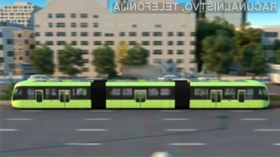 Spoznajte prvi vlak, ki potuje po navideznih tirih
