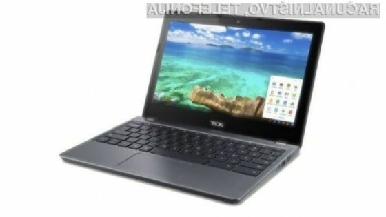 Prenosnik Acer Chromebook 11 bo zlahka kos tudi najzahtevnejšim opravilom!