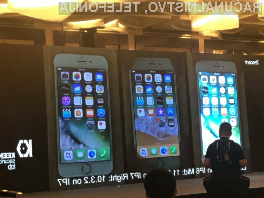 Varnostna zaščita v mobilnem operacijskem sistemu iOS 11 je bila pretrd oreh za kitajske varnostne strokovnjake.