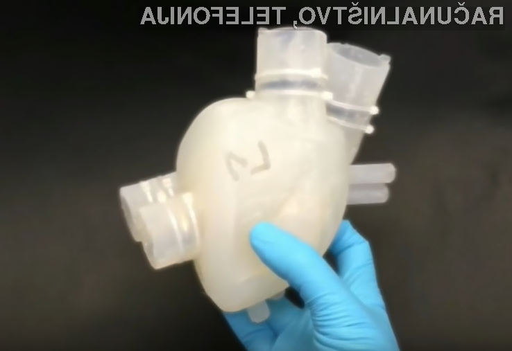 3D umetno srce, ki deluje kot pravo