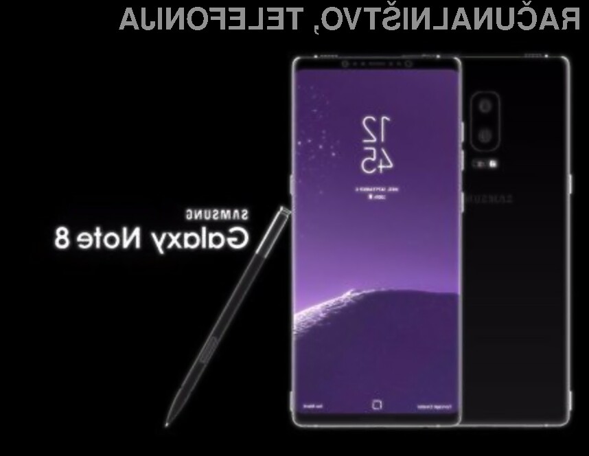 Od pametnega telefona Samsung Galaxy Note 8 se pričakuje veliko!