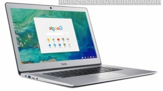 Novi Acer Chromebook 15 je lepši in zmogljivejši, a žal tudi dražji.