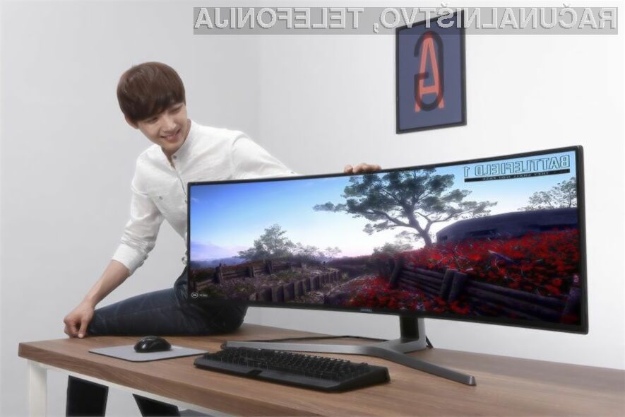 Zaslon Samsung CHG90 bo zlahka kos tudi najzahtevnejšim nalogam!