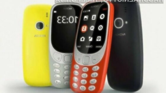 Prenovljena Nokia 3310 bo prinesla podporo za omrežje 3G!