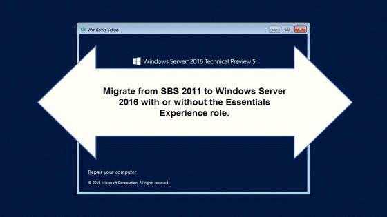 Migracija strežnika SBS 2011 na Windows Server 2016 Standard in selitev elektronske pošte iz Exchange 2011 on-premise v storitev Exchange Online Plan 1