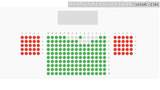 Slovenska platforma za nakup vstopnic omogoča obiskovalcu prijazen sedežni red