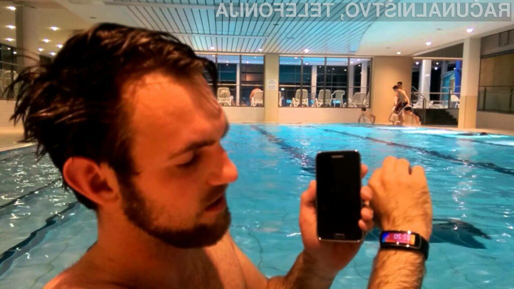 Nova pametna ročna ura Samsung Gear Fit bo primerna tako za plavalce kot potapljače.