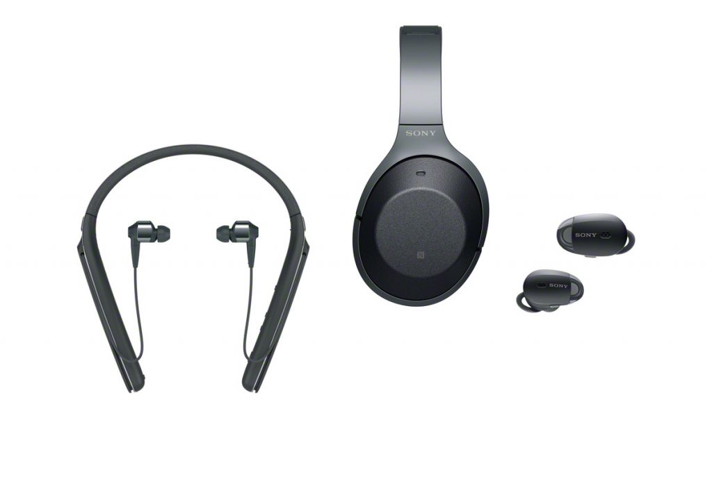 Brezžične slušalke in slušalke z ovratnim obročem se pridružujejo Sonyjevi družini slušalk 1000X
