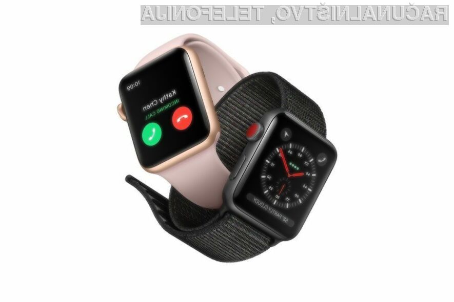Zanimanje za pametno ročno uro Apple Watch Series 3 LTE naj bi kmalu upadlo.