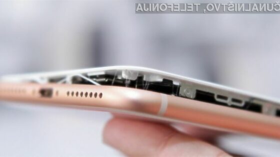 Težavam z napihljivimi baterijami telefona iPhone 8 Plus ni videti konca!