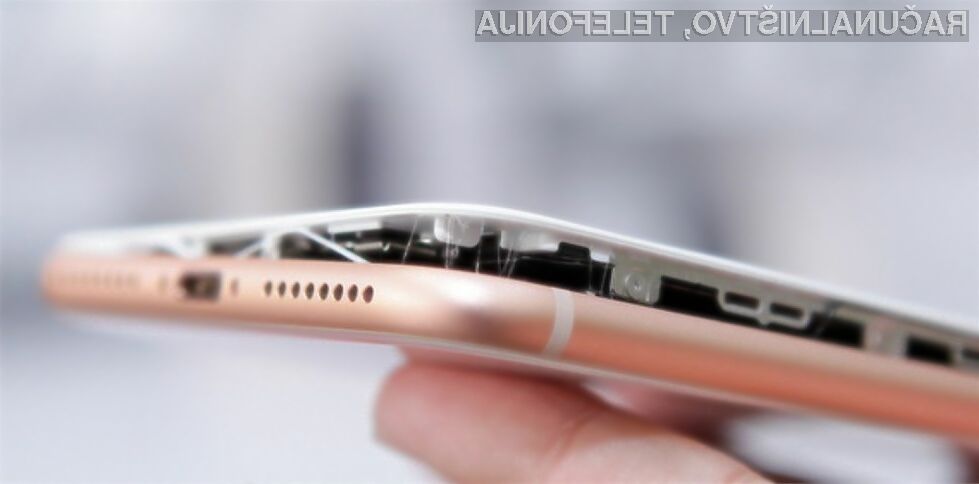 Težavam z napihljivimi baterijami telefona iPhone 8 Plus ni videti konca!