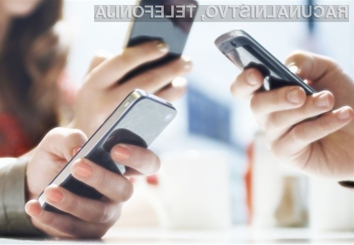 Večina uporabnikov uporablja pametni mobilni telefon že več kot pet ur dnevno.