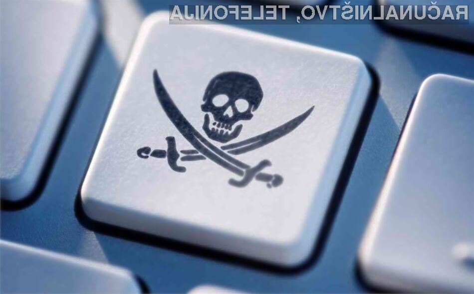 Spletno oglaševanje najbolj obiskanim piratskim spletnim stranem letno prinese okoli preračunanih 94 milijonov evrov prihodkov.