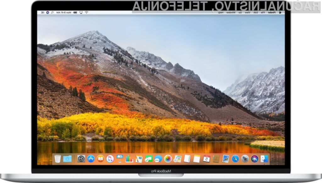 Posodobitev za novi Apple macOS High Sierra odpravlja zelo nevarno varnostno ranljivost.