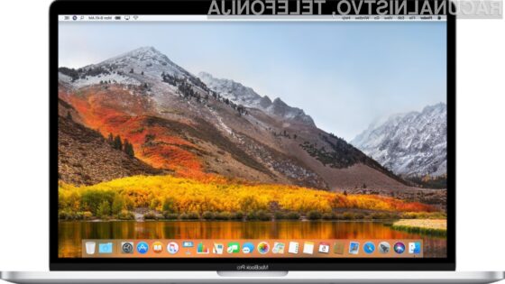 Posodobitev za novi Apple macOS High Sierra odpravlja zelo nevarno varnostno ranljivost.