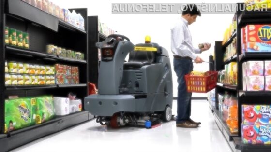 Robot čistilka EMMA podjetja Brain Corp. se je v praksi izkazal za zelo učinkovitega!