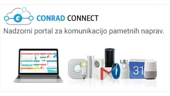 Conrad Connect - Nadzorni portal za komunikacijo pametnih naprav