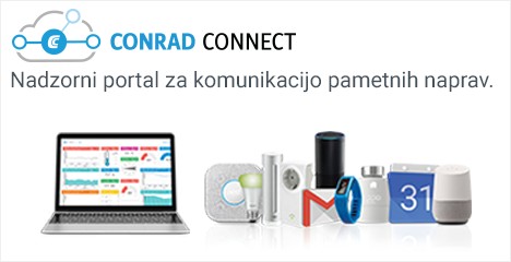 Conrad Connect - Nadzorni portal za komunikacijo pametnih naprav