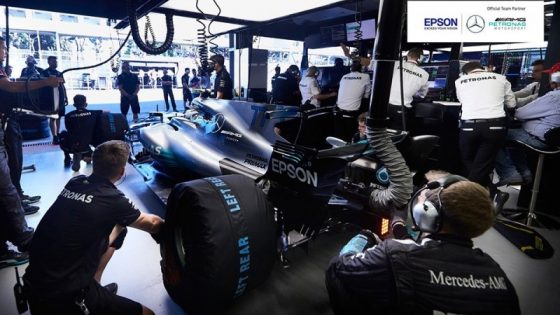 Epson in Mercedes-AMG Petronas Motorsport praznujeta partnerstvo na svetovnem prvenstvu že tretjič zapored