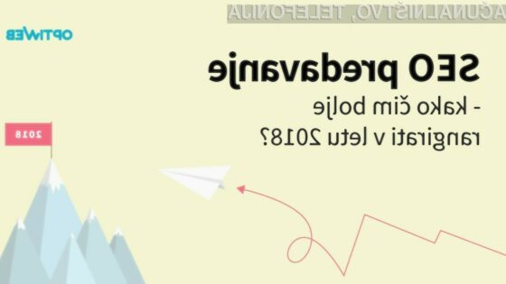 Predavanje »Osnove onsite in offsite optimizacije v letu 2018«