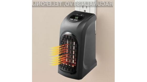 Prenosni električni grelnik bo poskrbel za toplo delovno okolje.