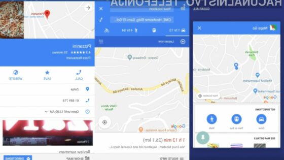 Google Maps Go lahko trenutno uporabljamo le v navezi z sistemom Android Oreo (Go Edition).