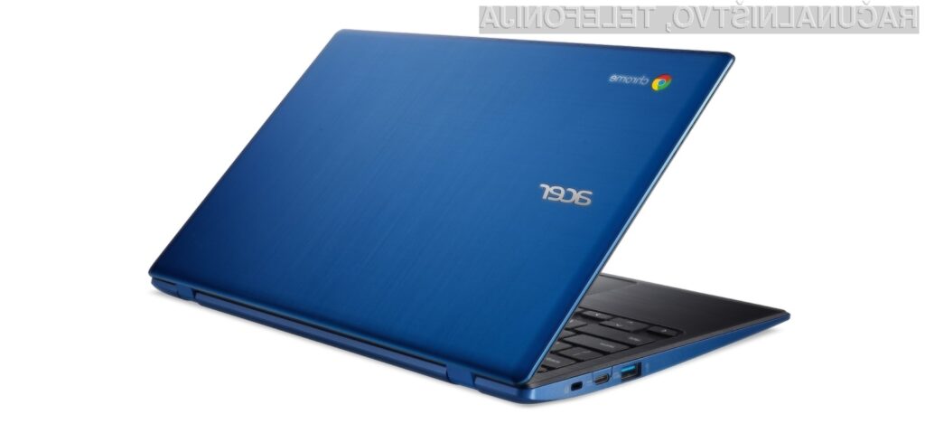 Novi prenosnik Acer Chromebook 11 bo ponujal do 10 ur neprekinjenega delovanja.