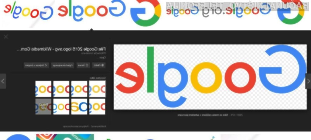 Google odstranil gumb za neposreden ogled slik