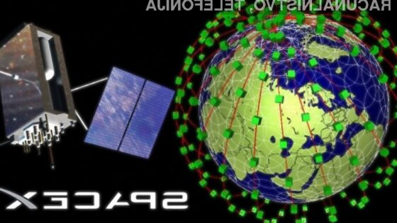 SpaceX kmalu z svojimi sateliti za internet