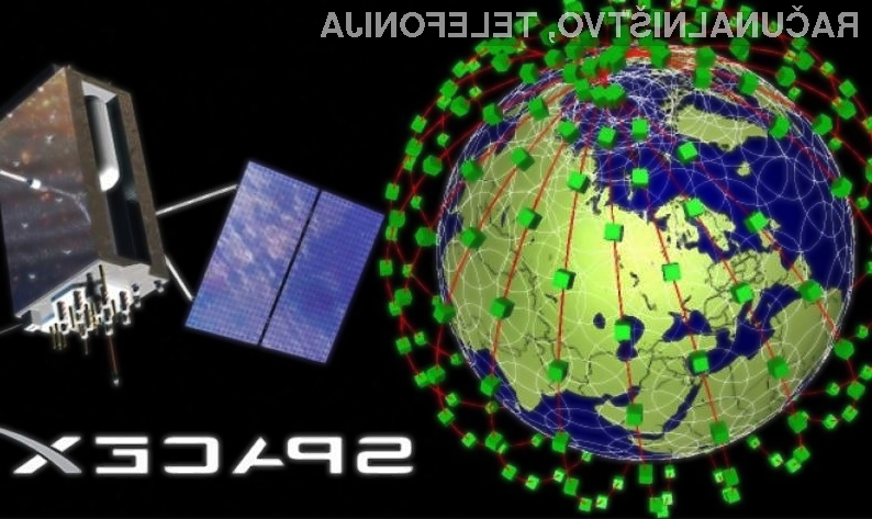 SpaceX kmalu z svojimi sateliti za internet