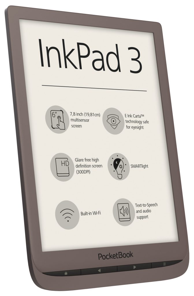 Pridobite izjemno prednost z novim 7,8-palčnim e-bralnikom PocketBook InkPad 3