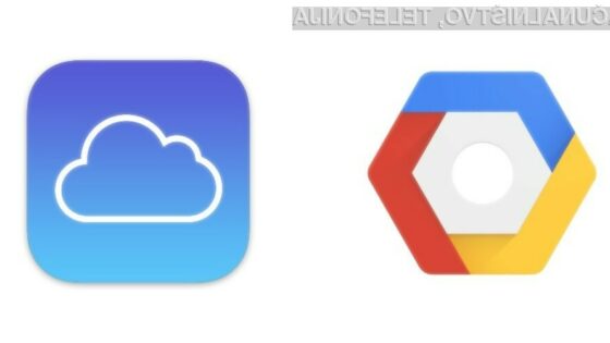 Apple priznal, da uporablja Googlov oblak