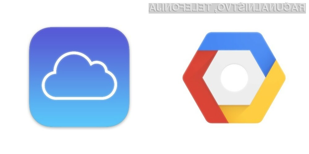 Apple priznal, da uporablja Googlov oblak