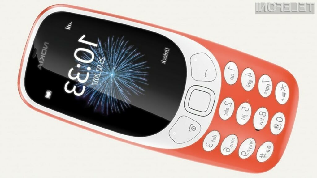 Legendarna Nokia 3310 je dobila podporo za hitro mobilno omrežje 4G.