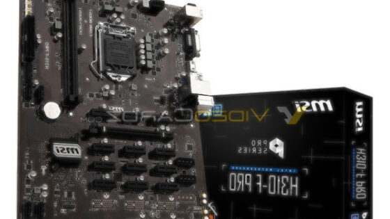 Osnovna plošča MSI H310-F PRO bo kot nalašč za napredno rudarjenje kriptovalut.