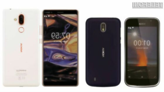 Telefona Nokia 7 Plus in Nokia 1 lahko že preizkusimo in kupimo v Italiji.
