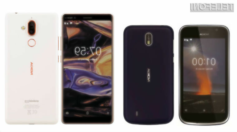 Telefona Nokia 7 Plus in Nokia 1 lahko že preizkusimo in kupimo v Italiji.
