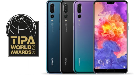 Huawei P20 Pro prejel TIPA World Award za leto 2018